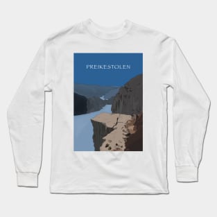 The Pulpit Rock Preikestolen Norway Long Sleeve T-Shirt